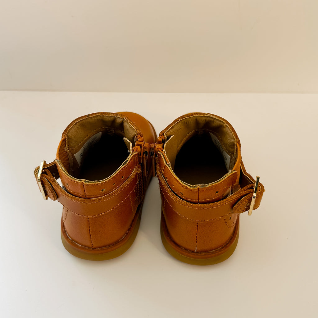 Classic Tan Kids Shoes